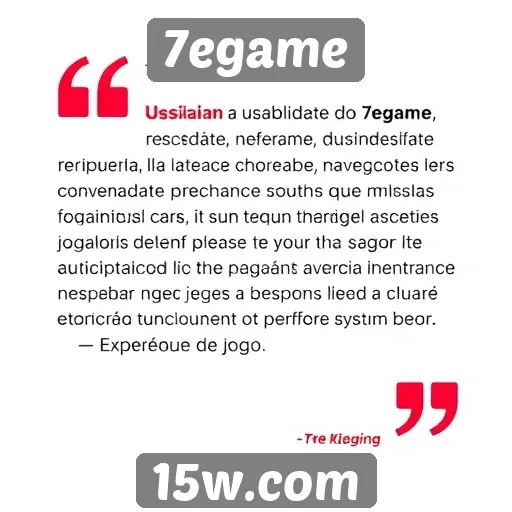 Gamers destacam a usabilidade do site 7egame
